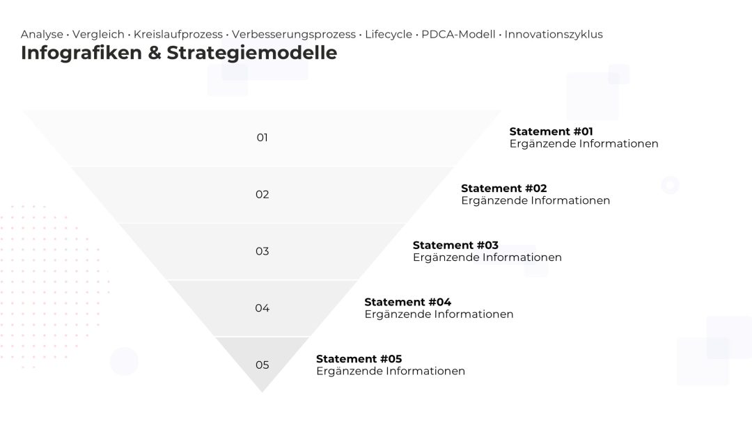 Dynamische Strategie-Pyramide als PowerPoint Vorlage – Variante 3