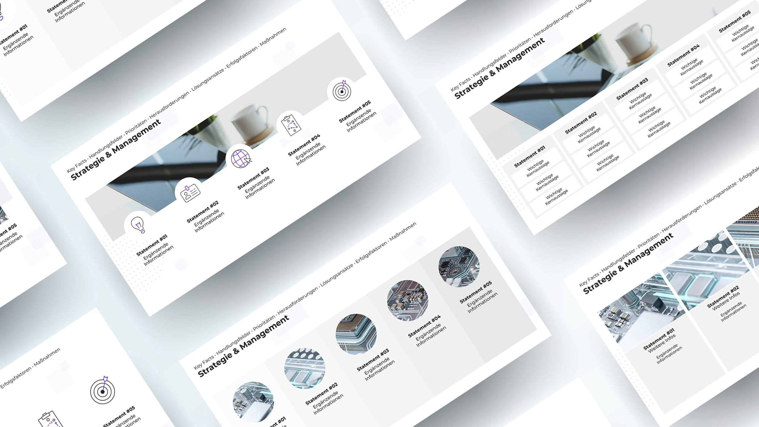 Dynamische PowerPoint Folie im Corporate Design – Kapitelfolie 3