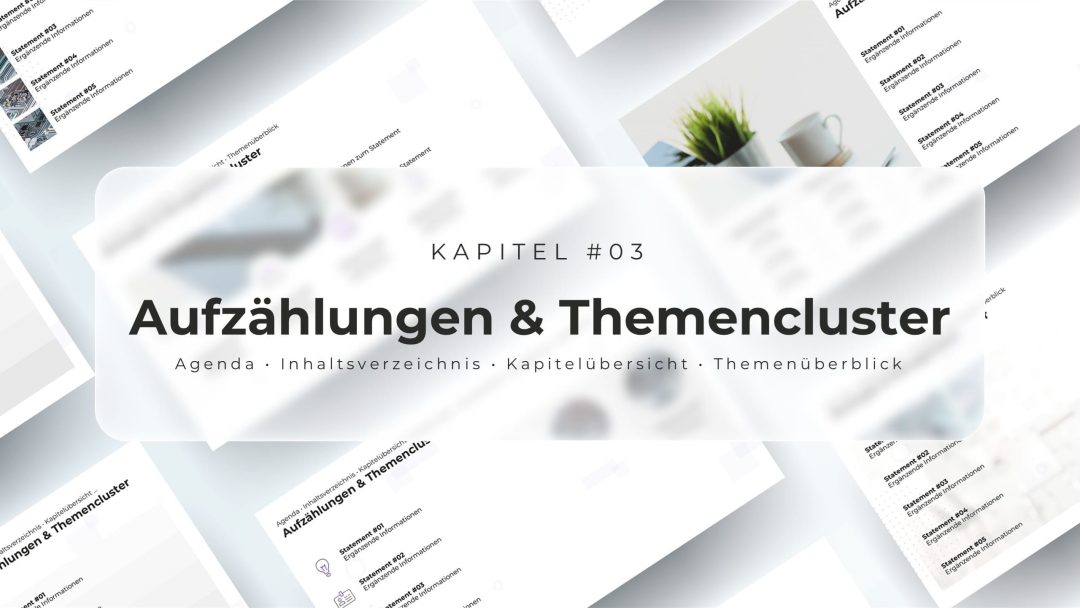 Dynamische PowerPoint Folie im Corporate Design – Kapitelfolie 6