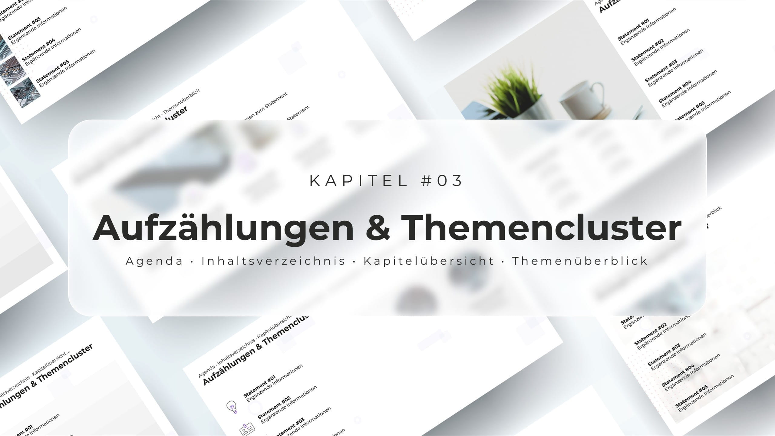 Dynamische PowerPoint Folie im Corporate Design – Kapitelfolie 6