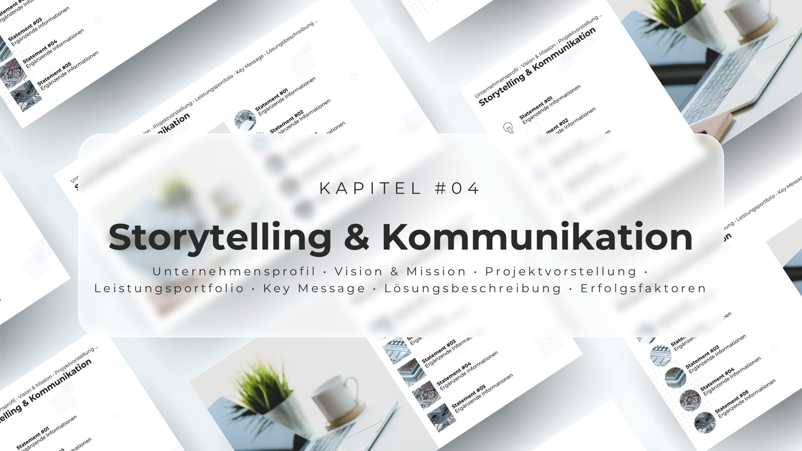 Dynamische PowerPoint Folie im Corporate Design – Kapitelfolie 8