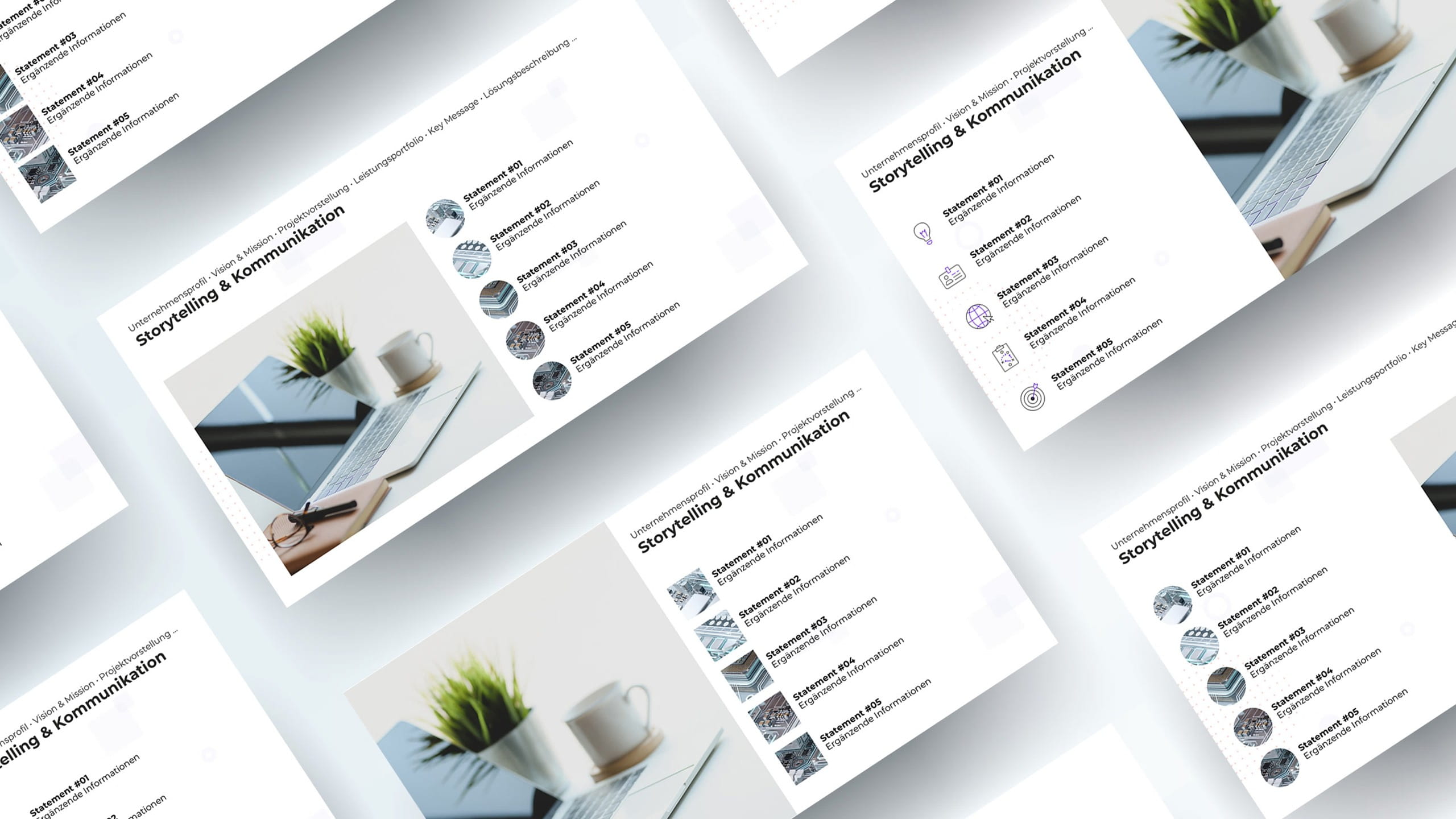 Dynamische PowerPoint Folie im Corporate Design – Kapitelfolie 9