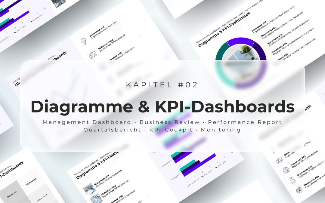 KPI-Dashboard PowerPoint Vorlage – Variante 1