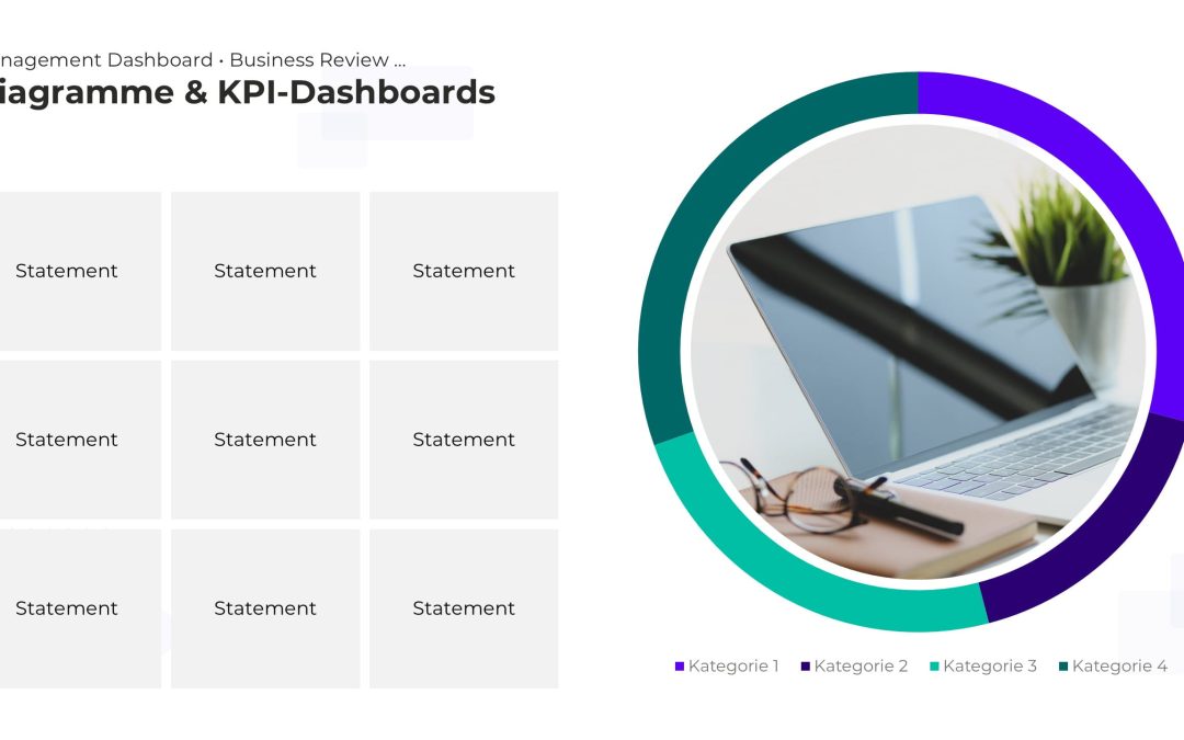 KPI-Dashboard PowerPoint Vorlage – Variante 18