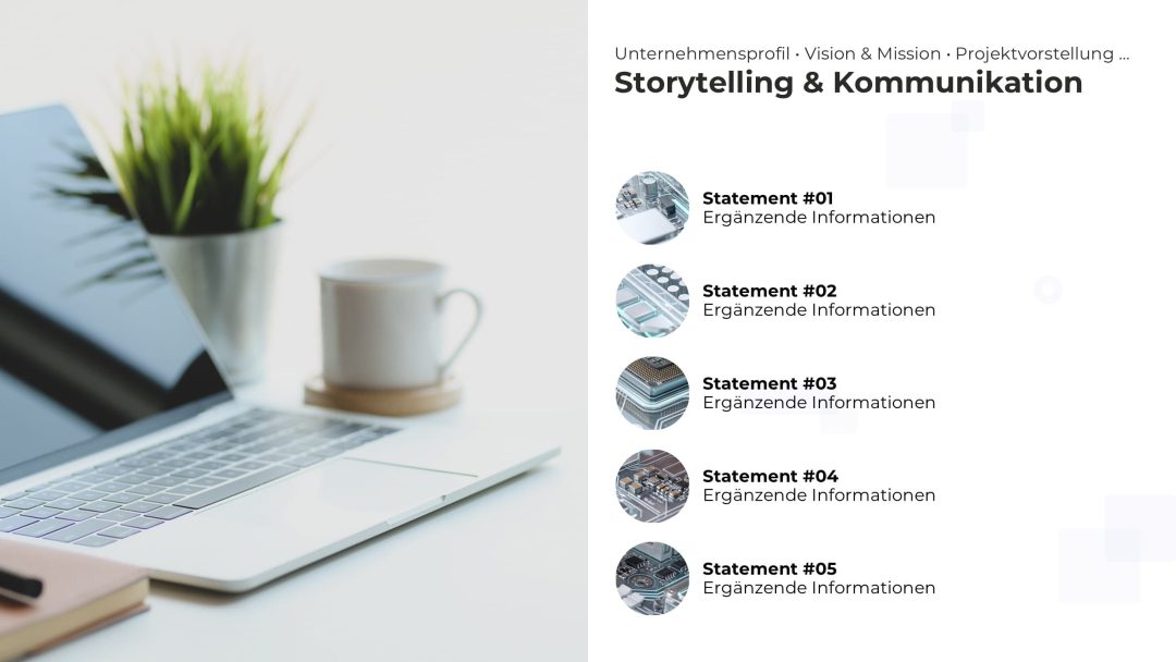 SmartArt Alternative für professionelle dynamische PowerPoint Folien – Beispiel 5