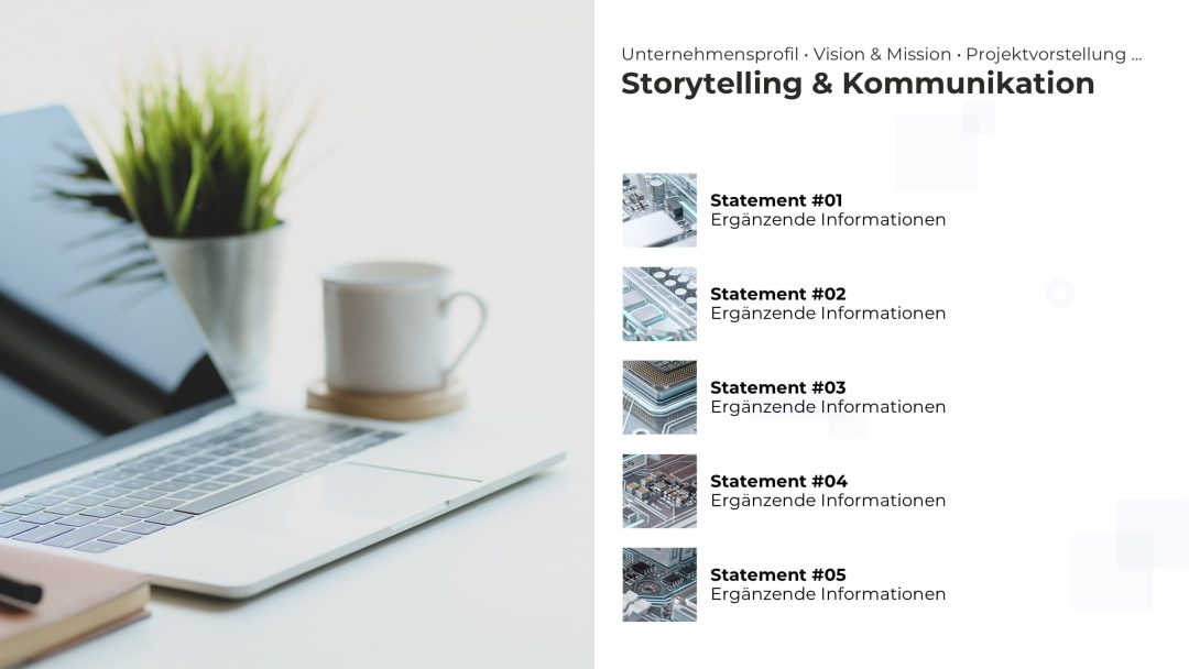 SmartArt Alternative für professionelle dynamische PowerPoint Folien – Beispiel 6