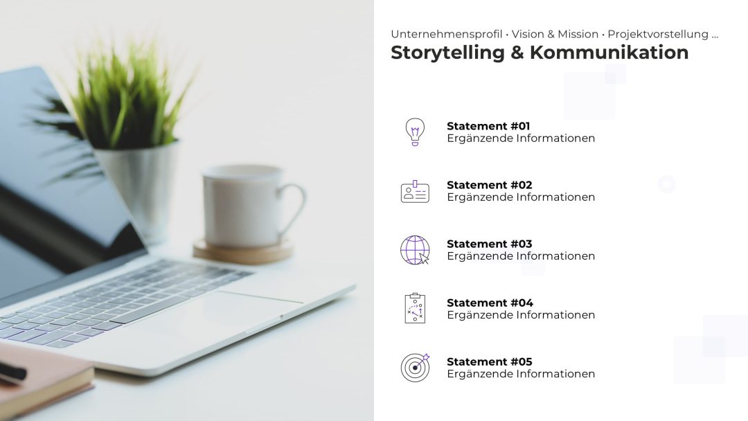 SmartArt Alternative für professionelle dynamische PowerPoint Folien – Beispiel 7