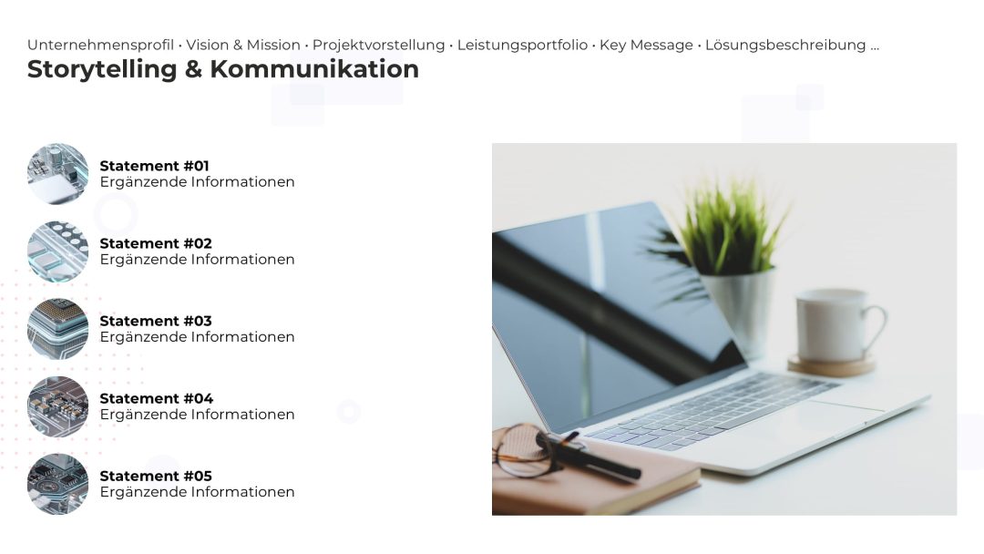 SmartArt Alternative für professionelle dynamische PowerPoint Folien – Beispiel 8