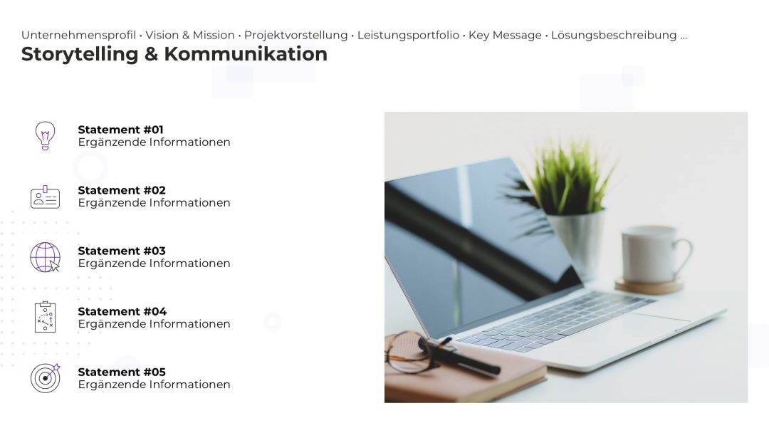SmartArt Alternative für professionelle dynamische PowerPoint Folien – Beispiel 10