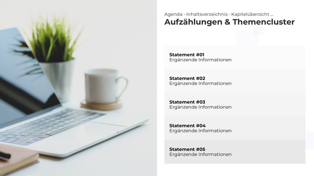 Dynamische PowerPoint Folie aus der SmartCharts Business Library – Beispiel 5
