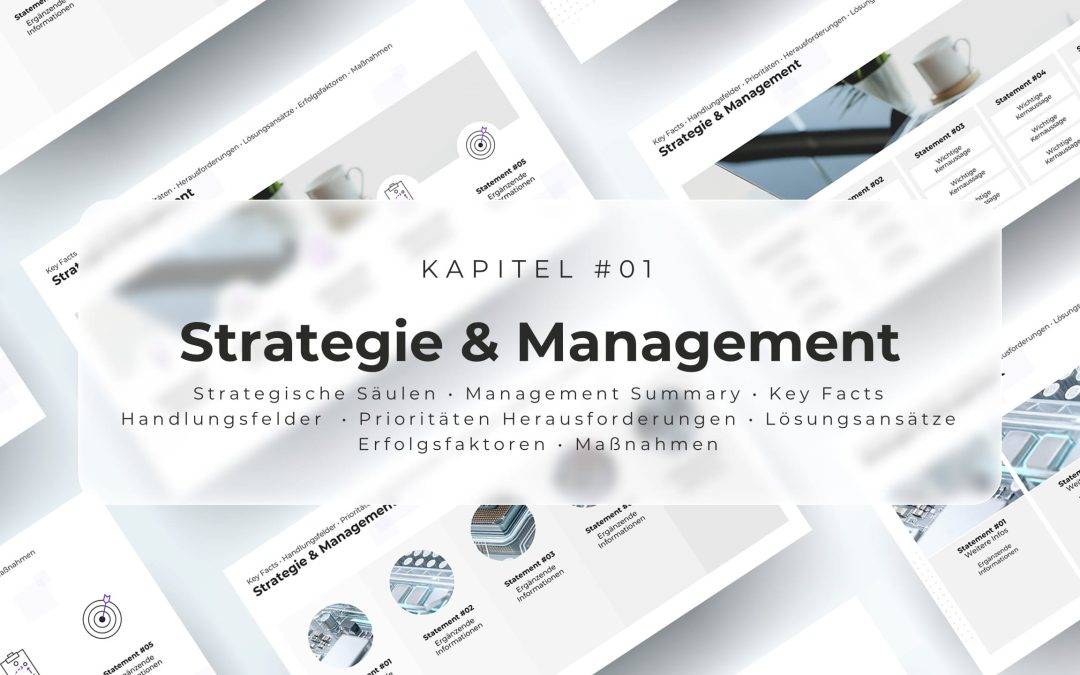 Strategie-Management PowerPoint-Diagramm – Variante 1