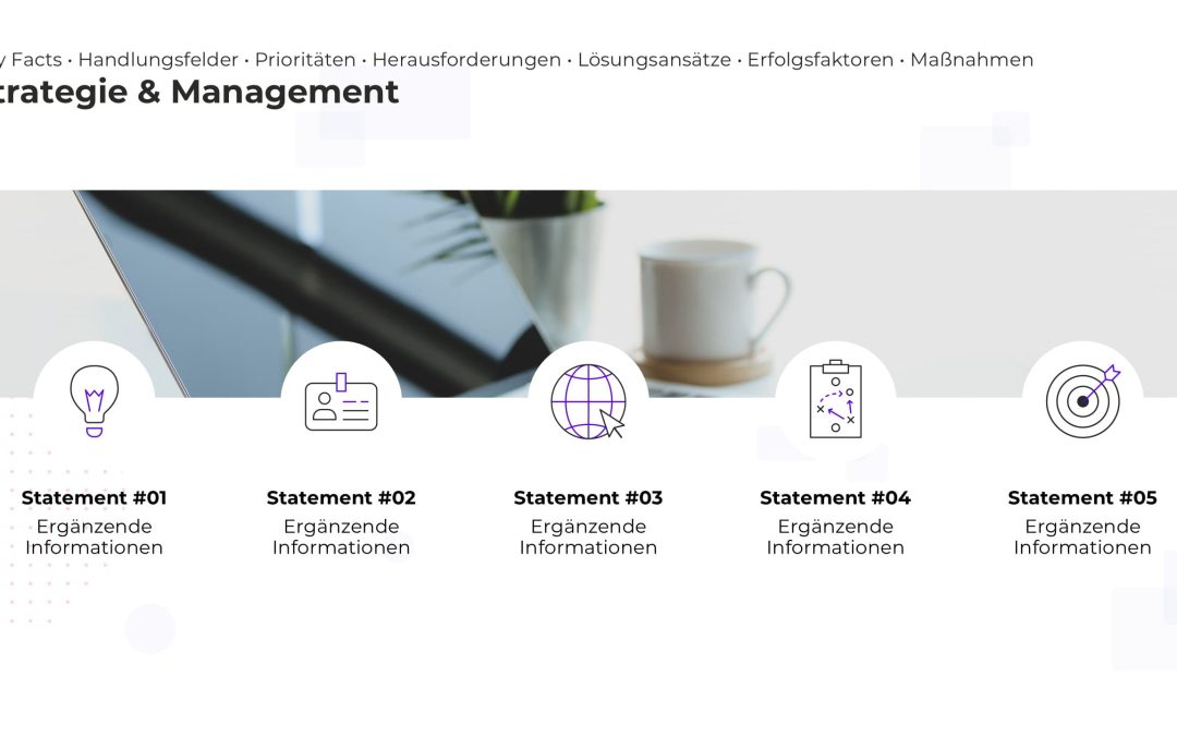 Strategie-Management PowerPoint-Diagramm – Variante 2