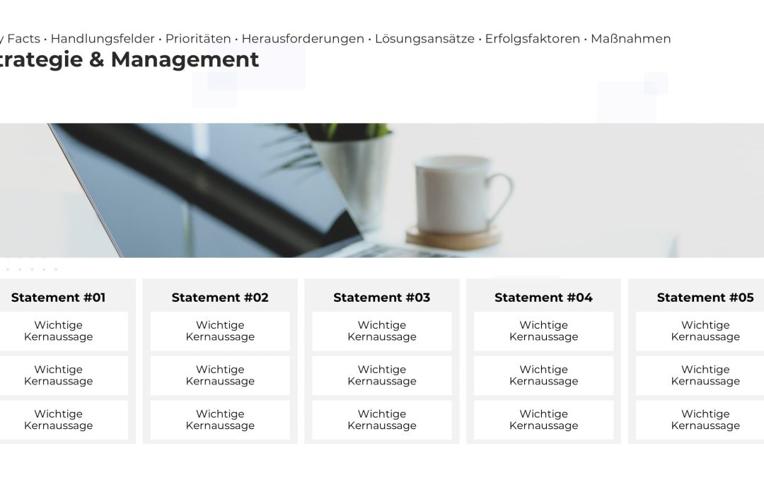 Strategie-Management PowerPoint-Diagramm – Variante 7