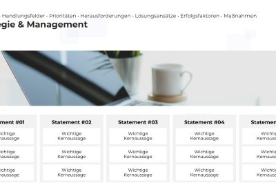 Strategie-Management PowerPoint-Diagramm – Variante 7