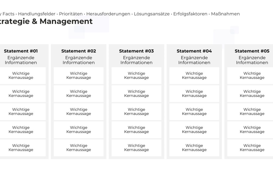 Strategie-Management PowerPoint-Diagramm – Variante 8