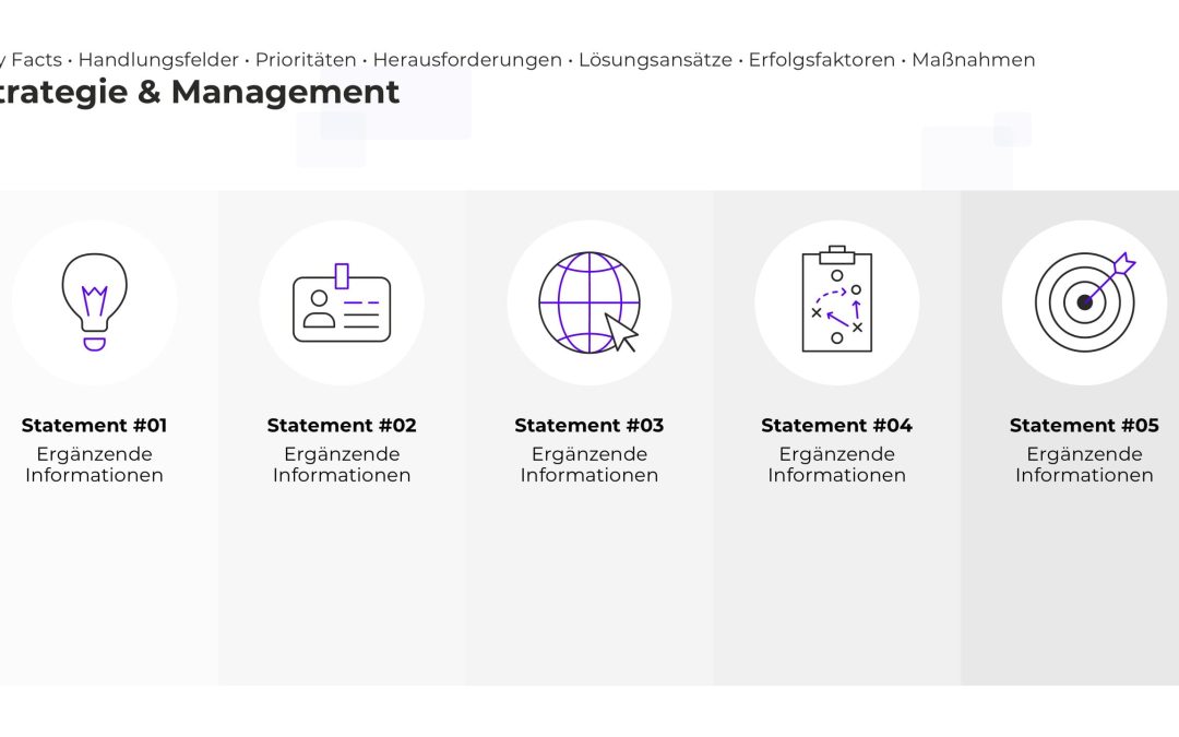 Strategie-Management PowerPoint-Diagramm – Variante 9